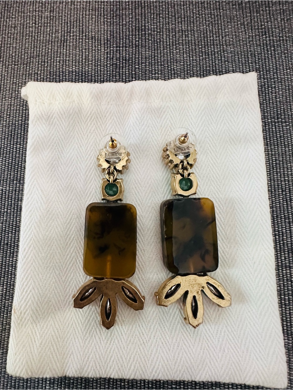 NWOT J. Crew. Statement Drop Earrings - Picture 2 of 5